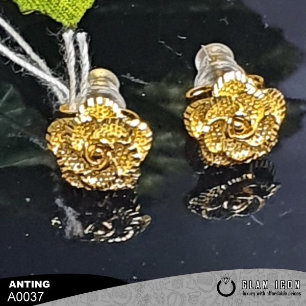 Anting Tusuk Dubai Rose style A0037