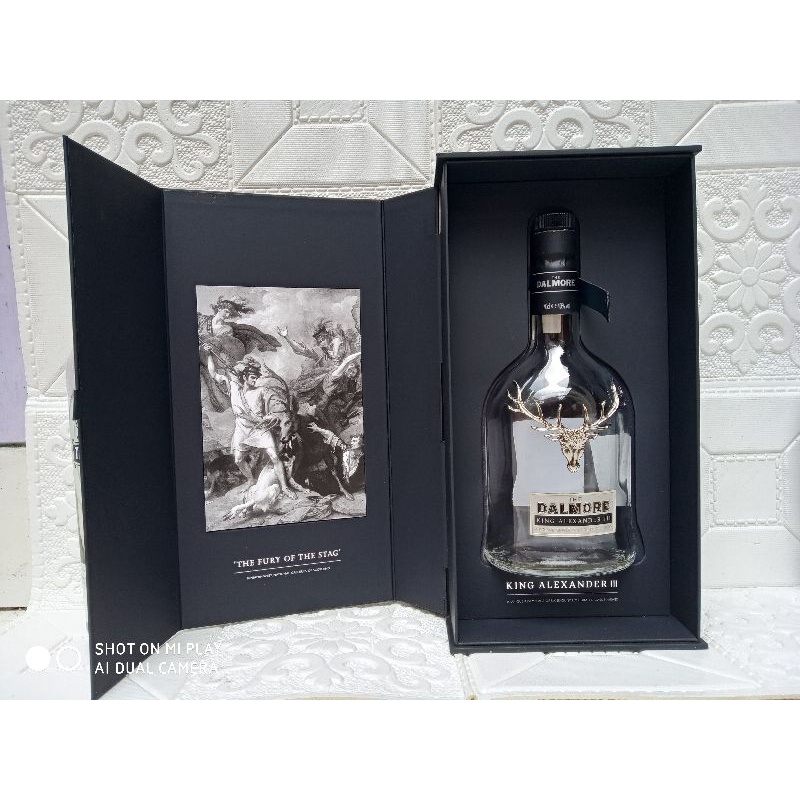 botol bekas miras dalmore king alexander