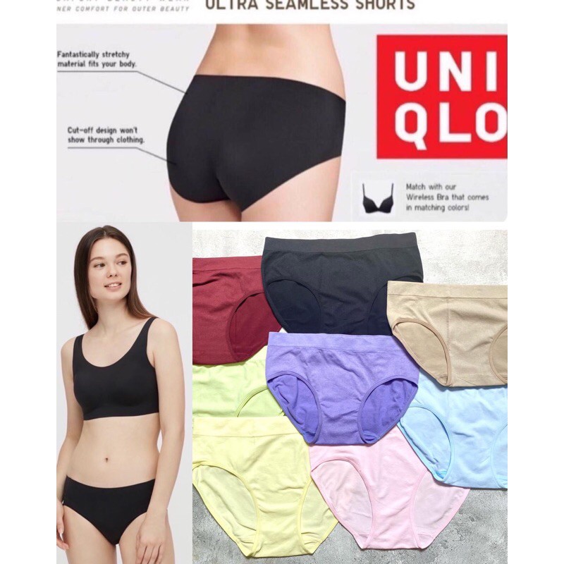 UNIQLO ultra seamless shorts / celana dalam wanita brand UNIQLO/ CD UNIQLO