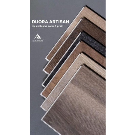 SPC sistem klik ALMAFLOR duora Artisan tebal 7mm/box