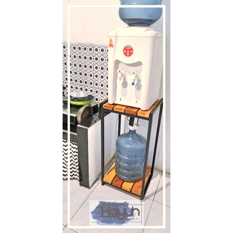 Meja dispenser industrial minimalis