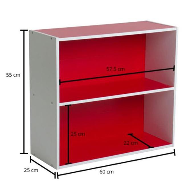 Siapkirim# Funika Rak Susun 2 Tingkat Rak Buku Baju Hiasan Serbaguna