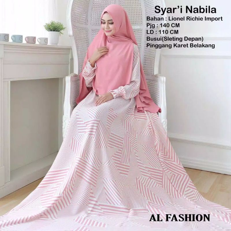 gamis syari olivia./gamis pesta