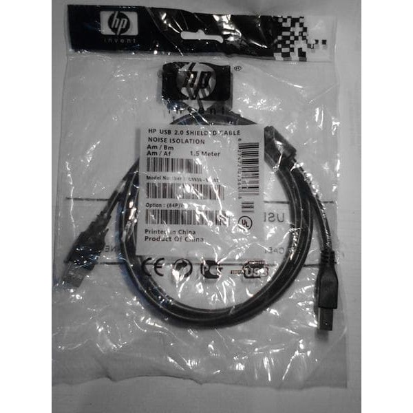 Kabel Printer Usb 1.5m / 1.5 Meter Merk Hp 1.5meter 1.5 M