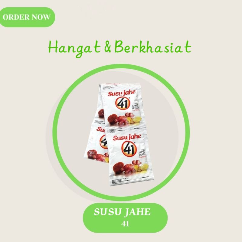 

Susu Jahe 41 Original 10sachet x 23gr