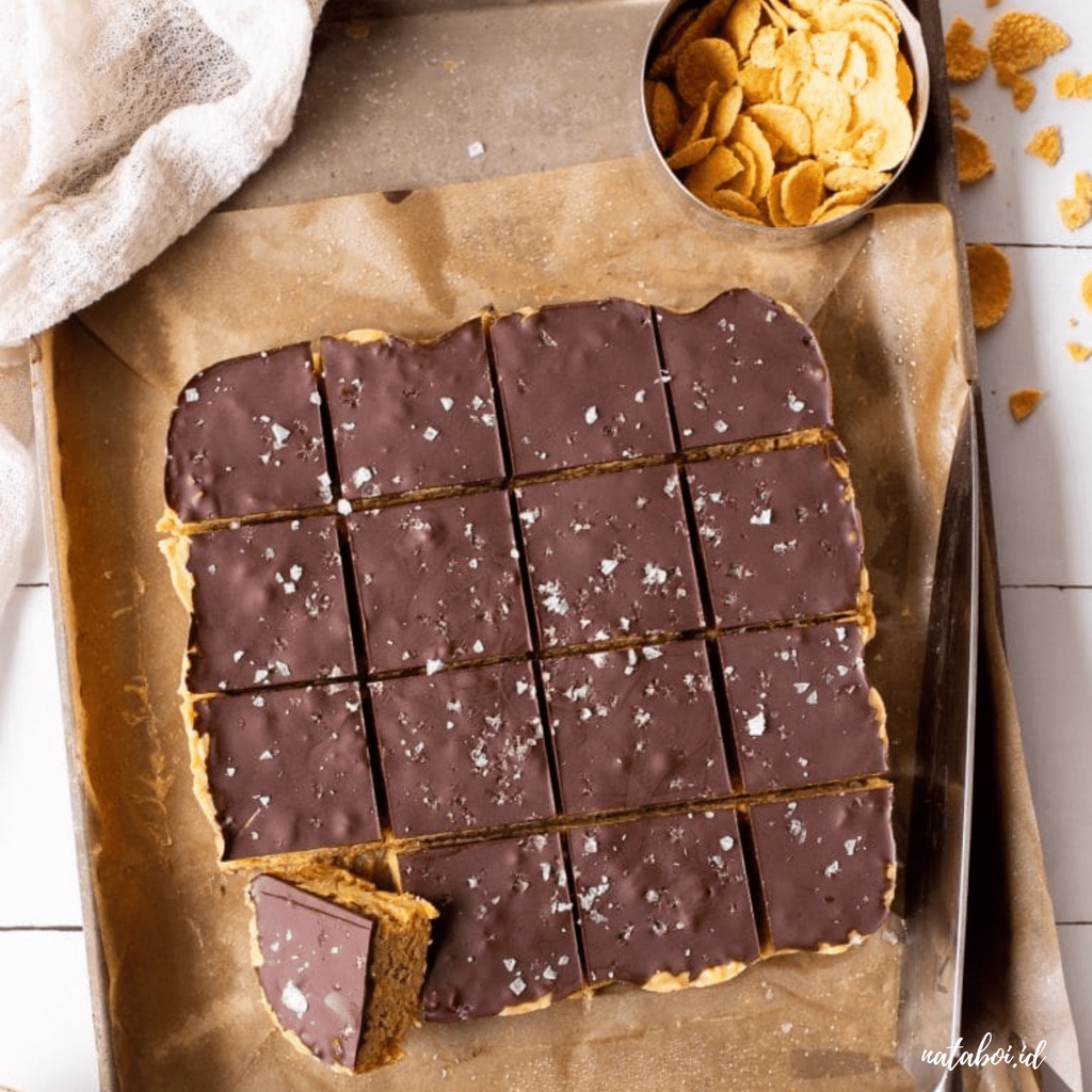 

Peanute Butter Cornflake Bars