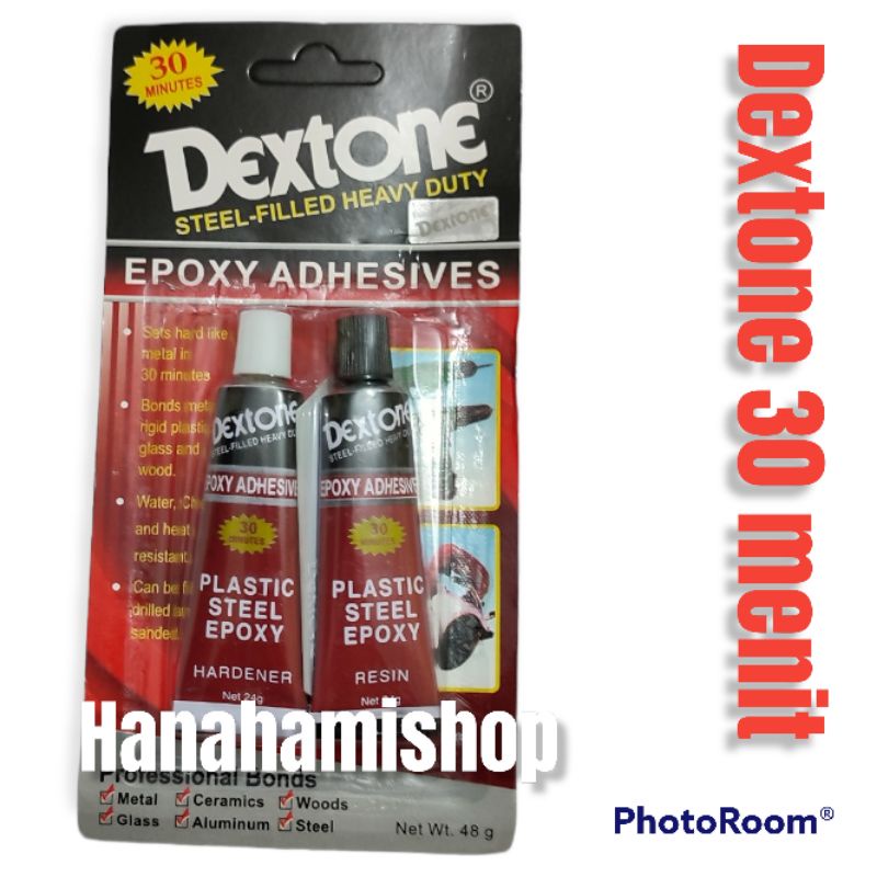 Lem Dextone Besi / Plastic Epoxy Adhesives 12 gram dan 48 gram