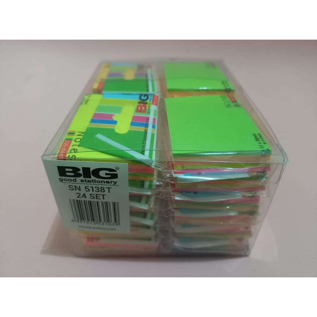 Pembatas Buku Kertas Sticky Note Polos Kecil Murah Memo Stick Ukuran 38 X 51 mm  Ukuran Kecil