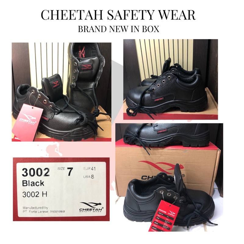 Sepatu Safety Cheetah 3002H Original