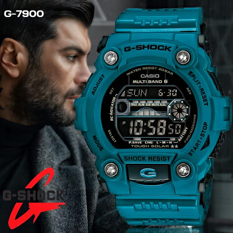 Jam Tangan Pria Merk G-Shock Type G-7900 Original Bm Free Box