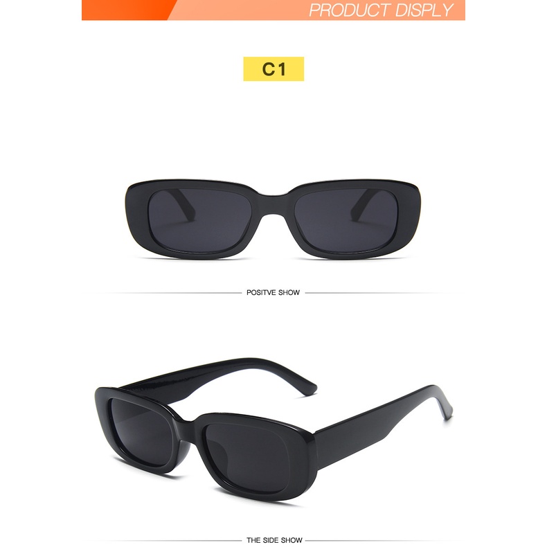 【TERSEDIA &amp; COD】Kacamata Hitam Cewek Murah INS Fashion Kacamata Hitam Retro Gaya Sunglasses Women