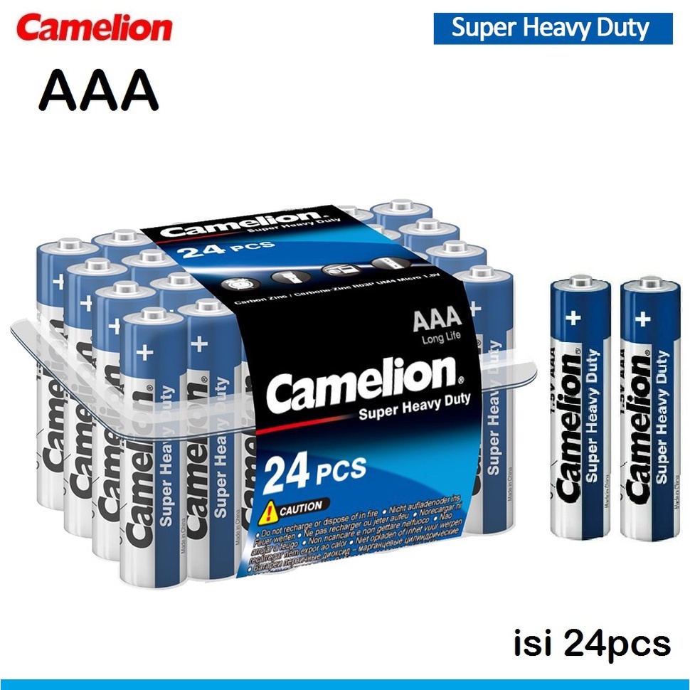 Baterai Camelion AAA Super heavy duty isi 24pcs