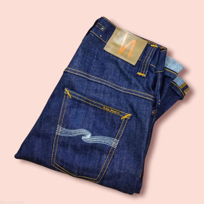 NUDIE JEANS CO SKINNY FIT LONG PANTS JEANS SECOND
