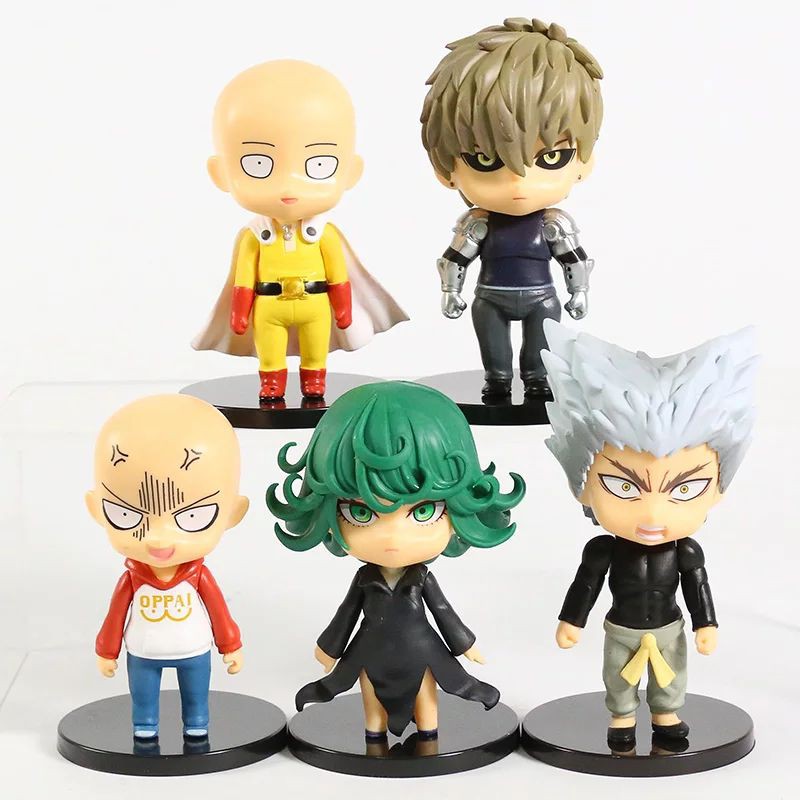 Figure Anime One Punch Man Saitama Set 5 Cartoon BabyCoz