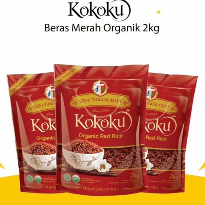 

Kokoku Beras Merah 2 Kg / Organic Red Rice 2 Kg 033