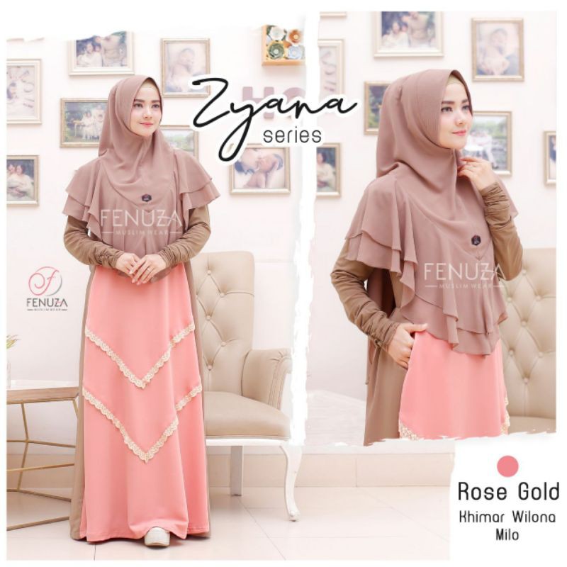 Zayna dress ori fenuza Muslim wear