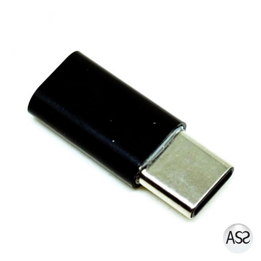 ASS Shop - Taffware Plastic Fitting Micro USB to USB 3.1 Type C Adapter - US173