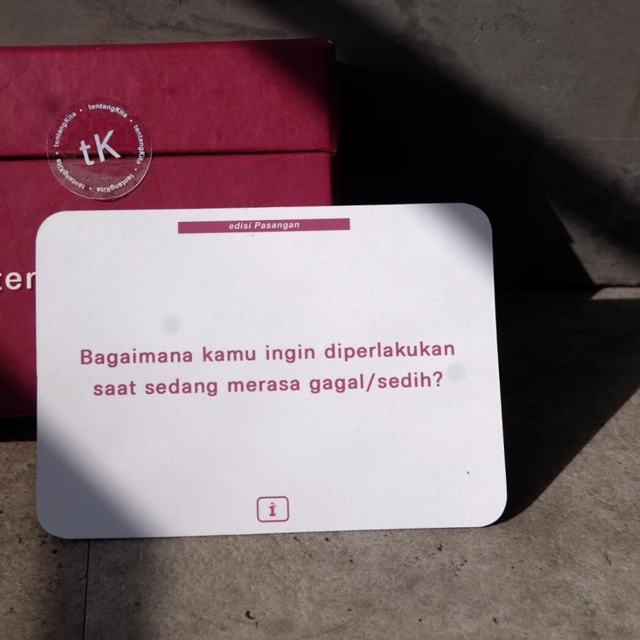 ➾ tentangKita - edisi Pasangan | Permainan Kartu ⅎ