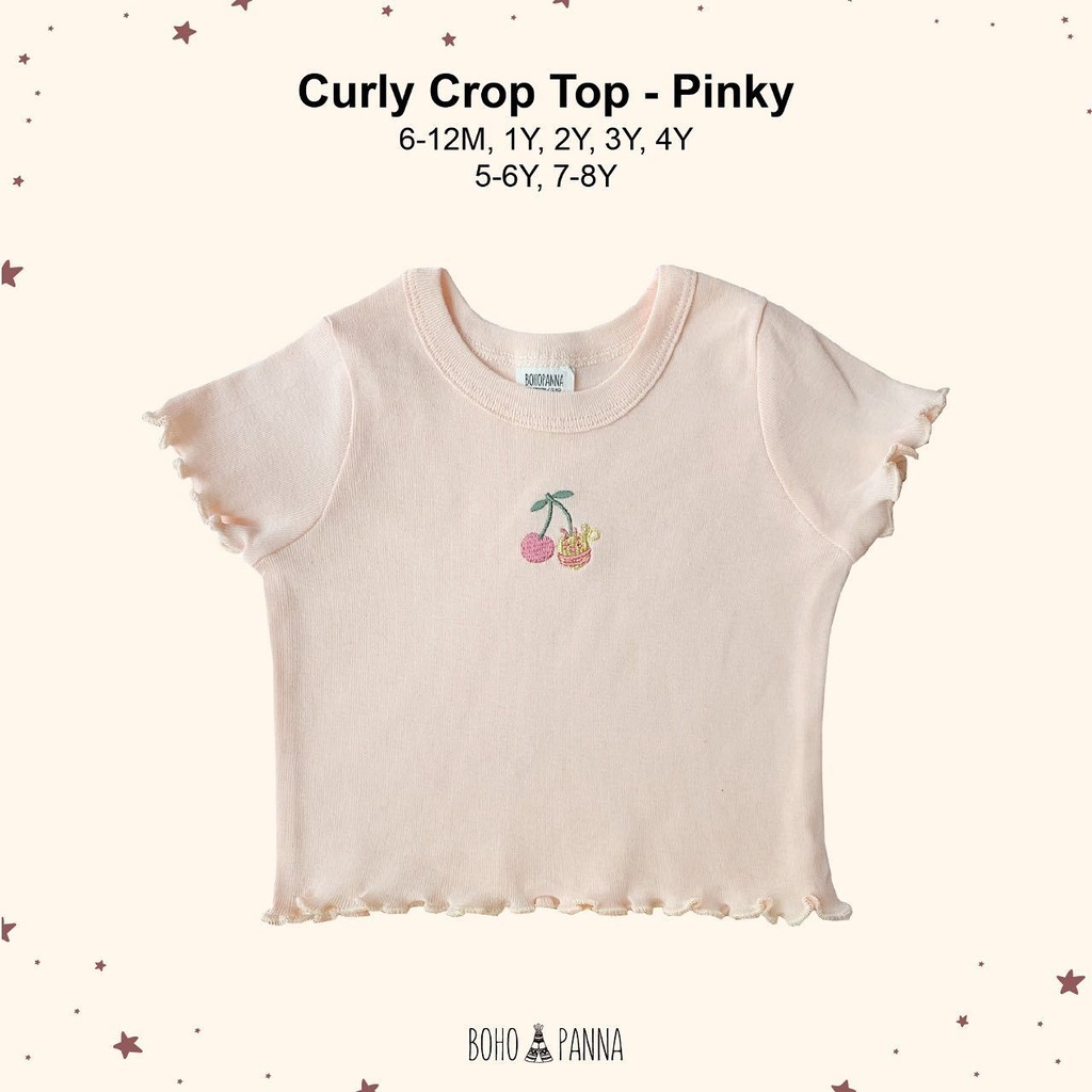 Bohopanna - Curly Crop Top The Overtee