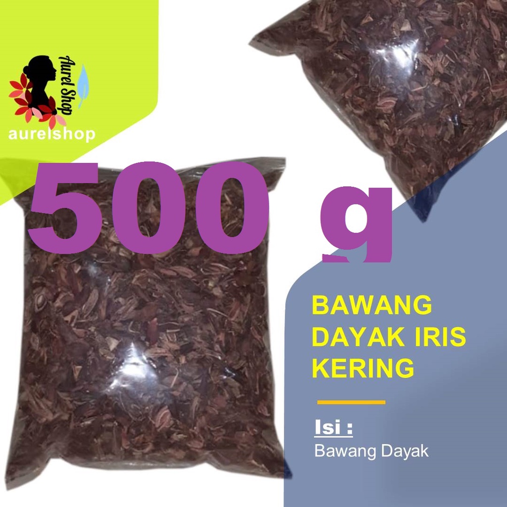 

500 gram Bawang Dayak Iris Kering