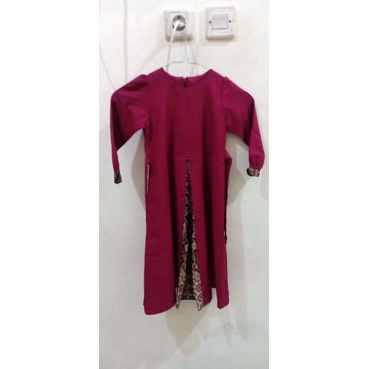 Gamis + jilbab anak 2-3 tahun Preloved