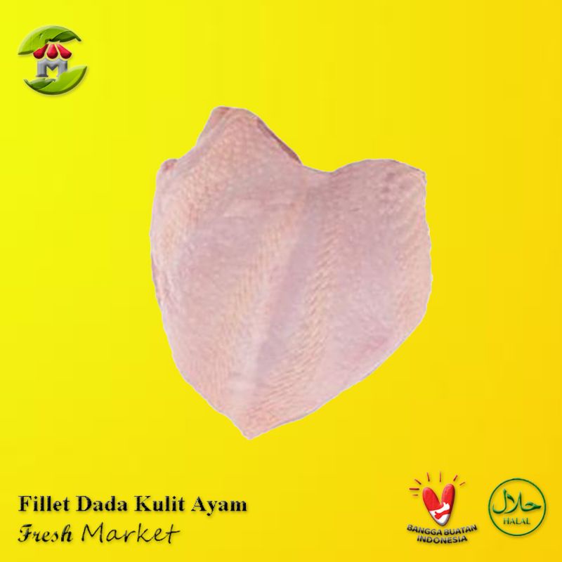 

[JAKBAR] Boneless Fillet Dada Ayam Dengan Kulit Pack 970gr - 1kg