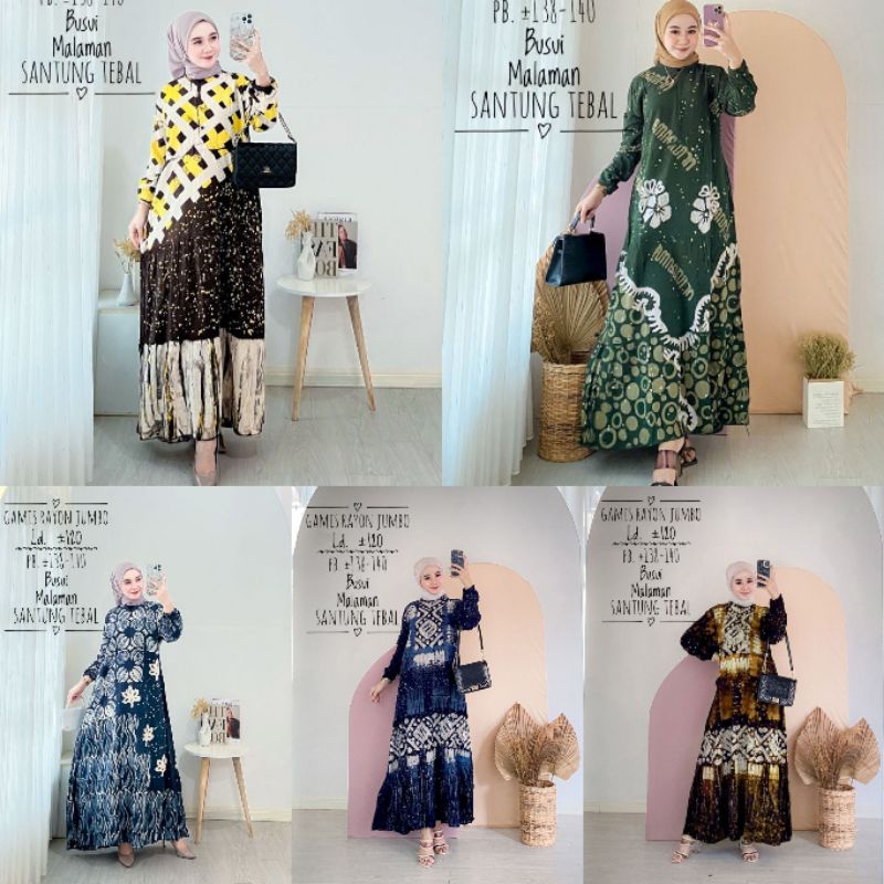 Gamis rayon malaman //gamis motif twill //grosir gamis murah //gamiscap //gamis jumbo