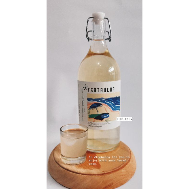 

Kombucha Organik Tsaibucha Family Size (1L)