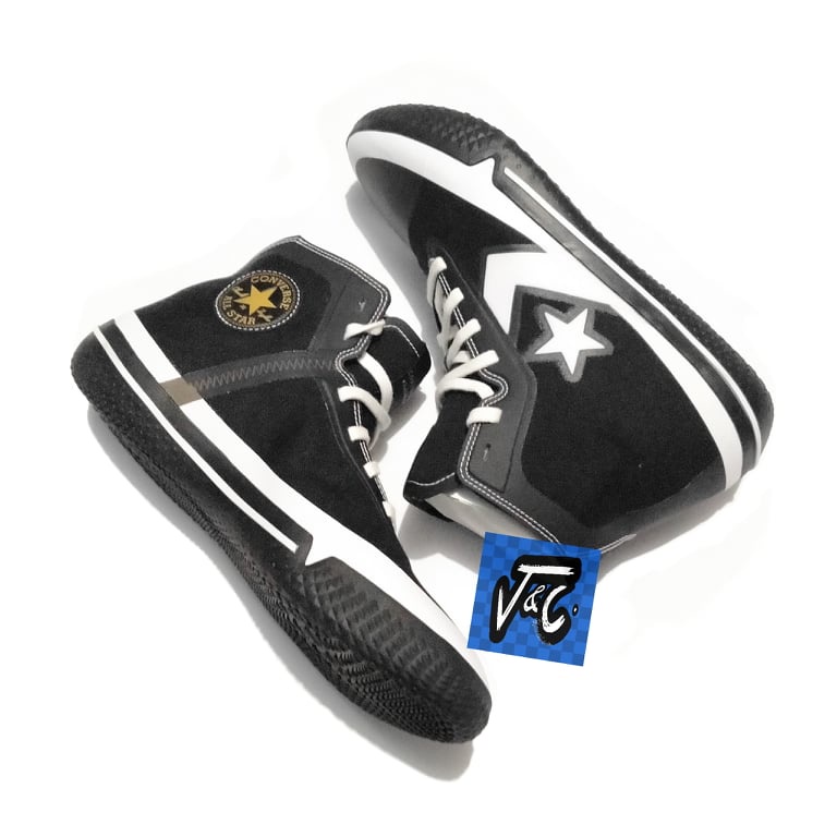 Sepatu Converse All Star Pro BB Basketball Hi Black White