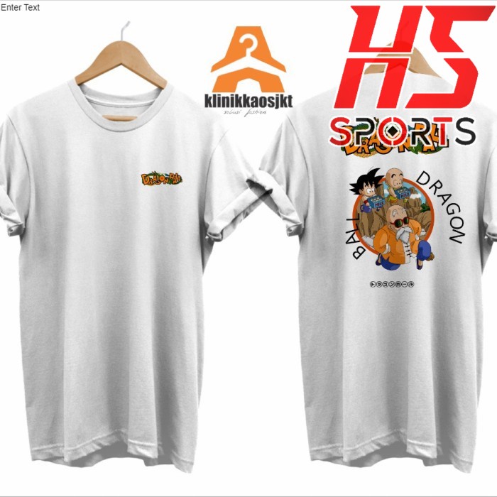 KAOS - BAJU KARAKTER GOKU AND FRIENDS DRAGON BALL - TSHIRT DRAGON BALL