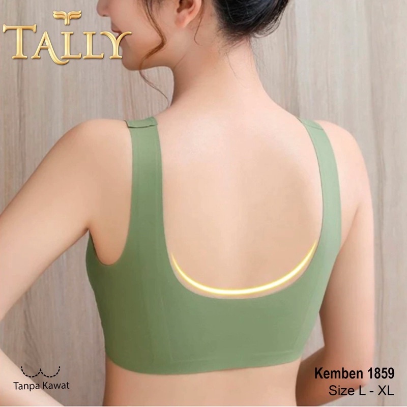 TALLY BRA BH KEMBEN BRALETTE / BRA 1859 251 TALLYI BUSA TIPIS I SIZE L-XL I BAHAN NYLON MIX RENDA - BH KEMBEN SEAMLESS BARU 1859TALLY Bra / Bralette Tanpa Kawat Busa Tipis Bahan Seamless CUP A - C Bra Kemben KB 251