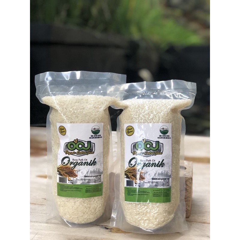 

Beras Organic Central Java (OCJ) Beras Organik 1kg Asli Wonogiri (Beras Organik Putih C4) Beras MPASI (Beras Diet)