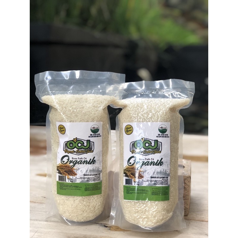 Beras Organic Central Java (OCJ) Beras Organik 1kg Asli Wonogiri (Beras Organik Putih C4) Beras MPAS