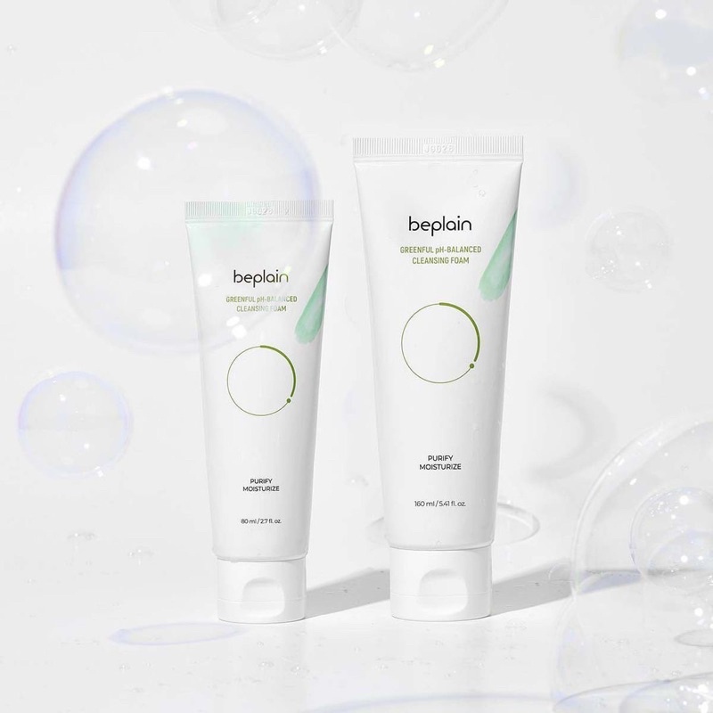 BE PLAIN Greenful pH Balanced Cleansing Foam 80ml