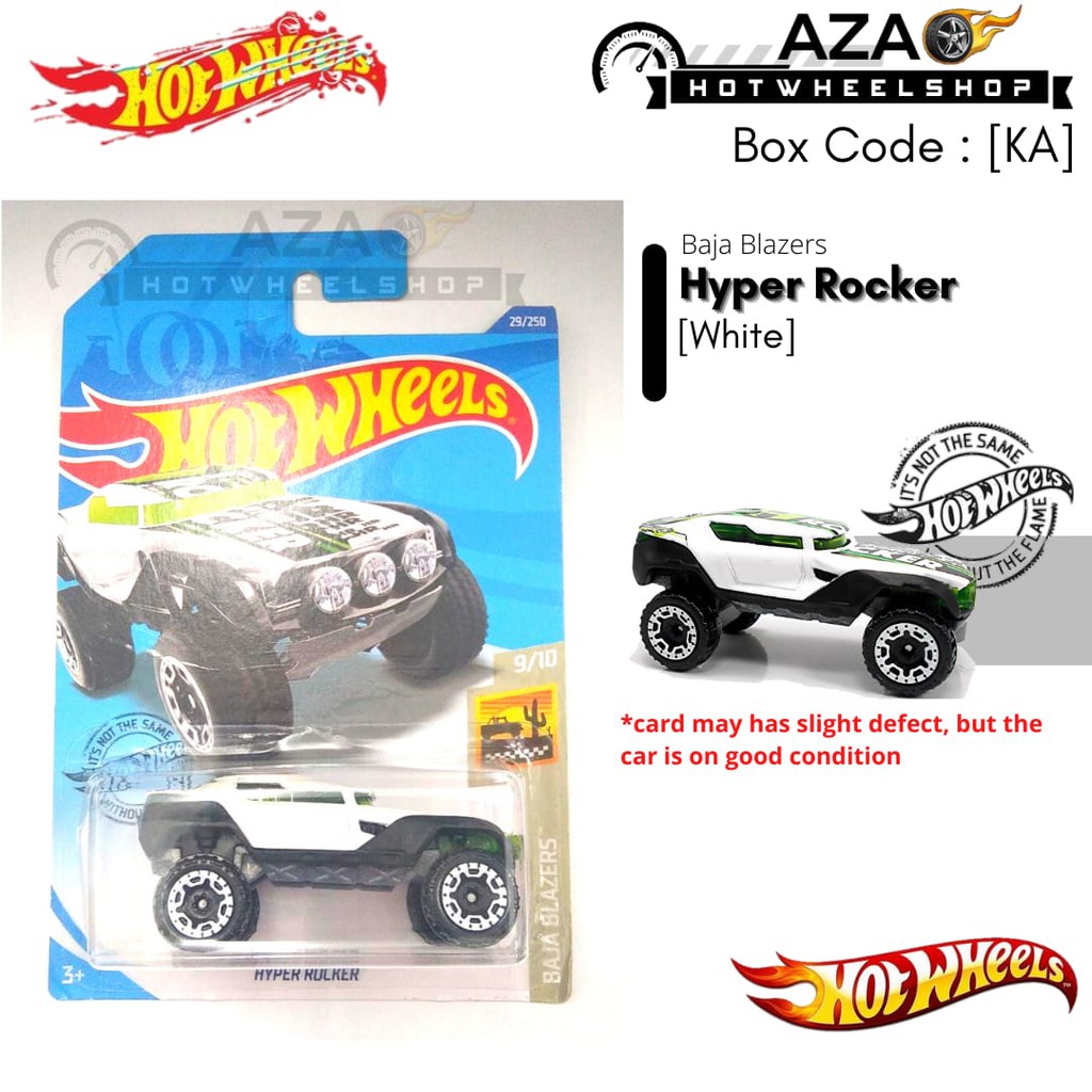 PROMO TERMURAH | Diecast Hot Wheels HYPER ROCKER Putih Hitam HW Hotwheels Mobil Besar Mainan Anak Ma