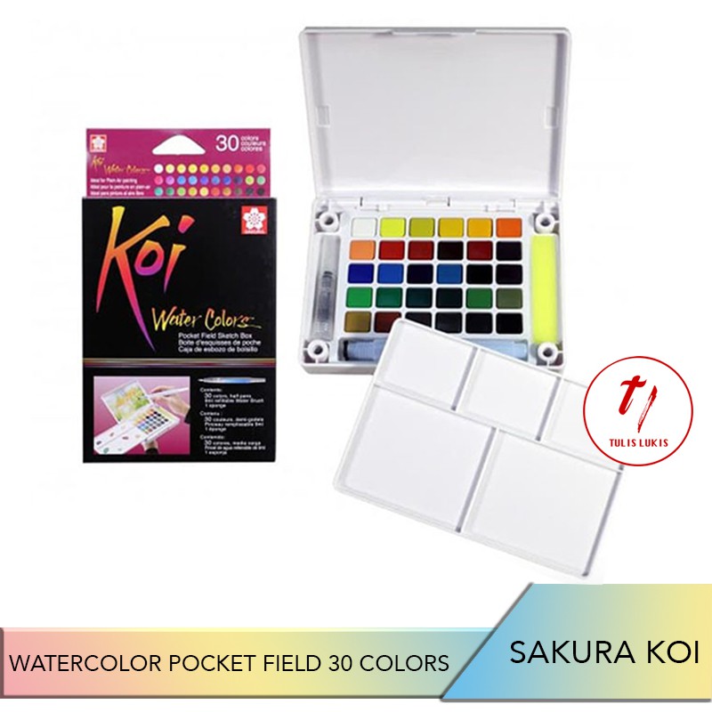 

SAKURA KOI WATERCOLOR POCKET FIELD 30 SETS