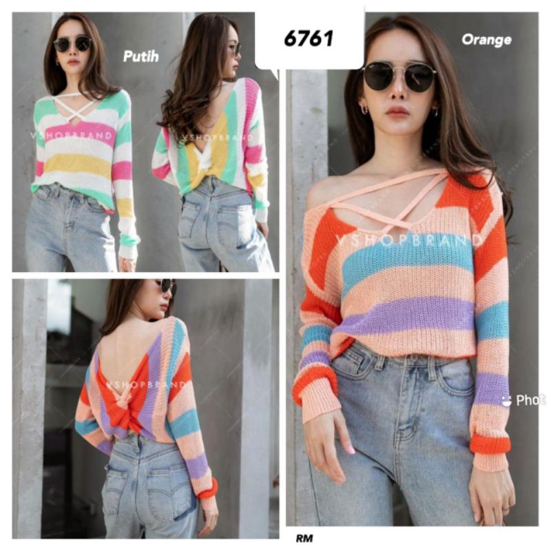 Atasan rajut import 6761