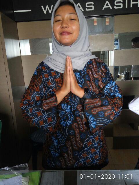 Kemeja Batik Couple Kawong Biru Motif Tukaran