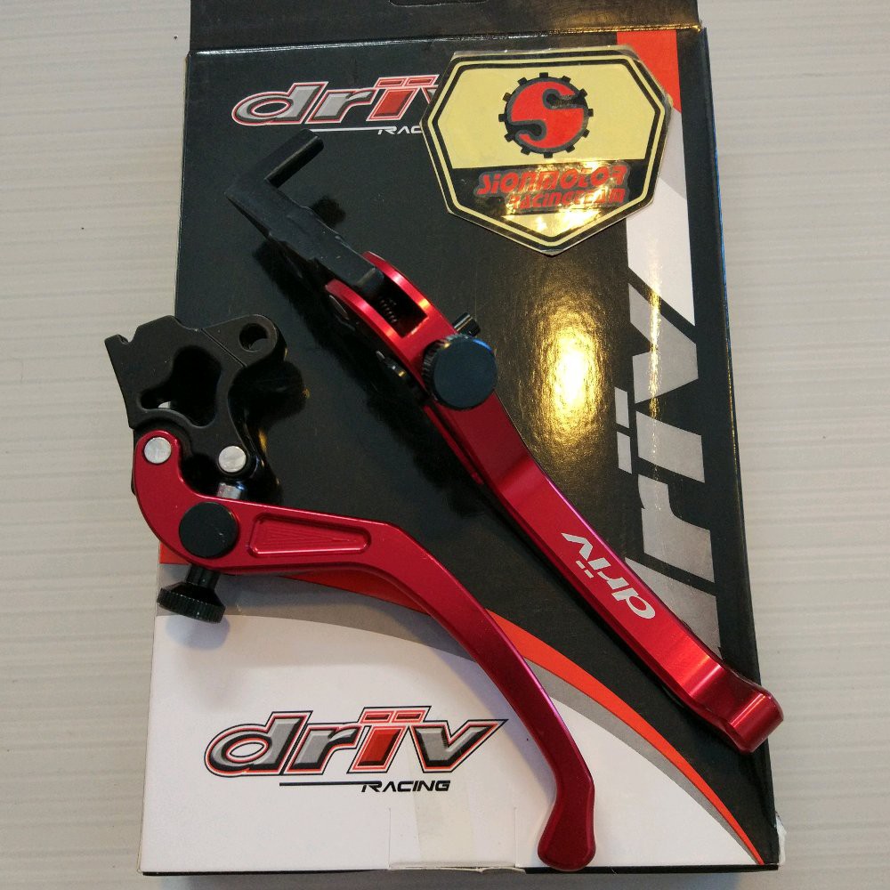 Handle Set Honda Vario / Beat Non CBS Model KTC Driv Racing Merah