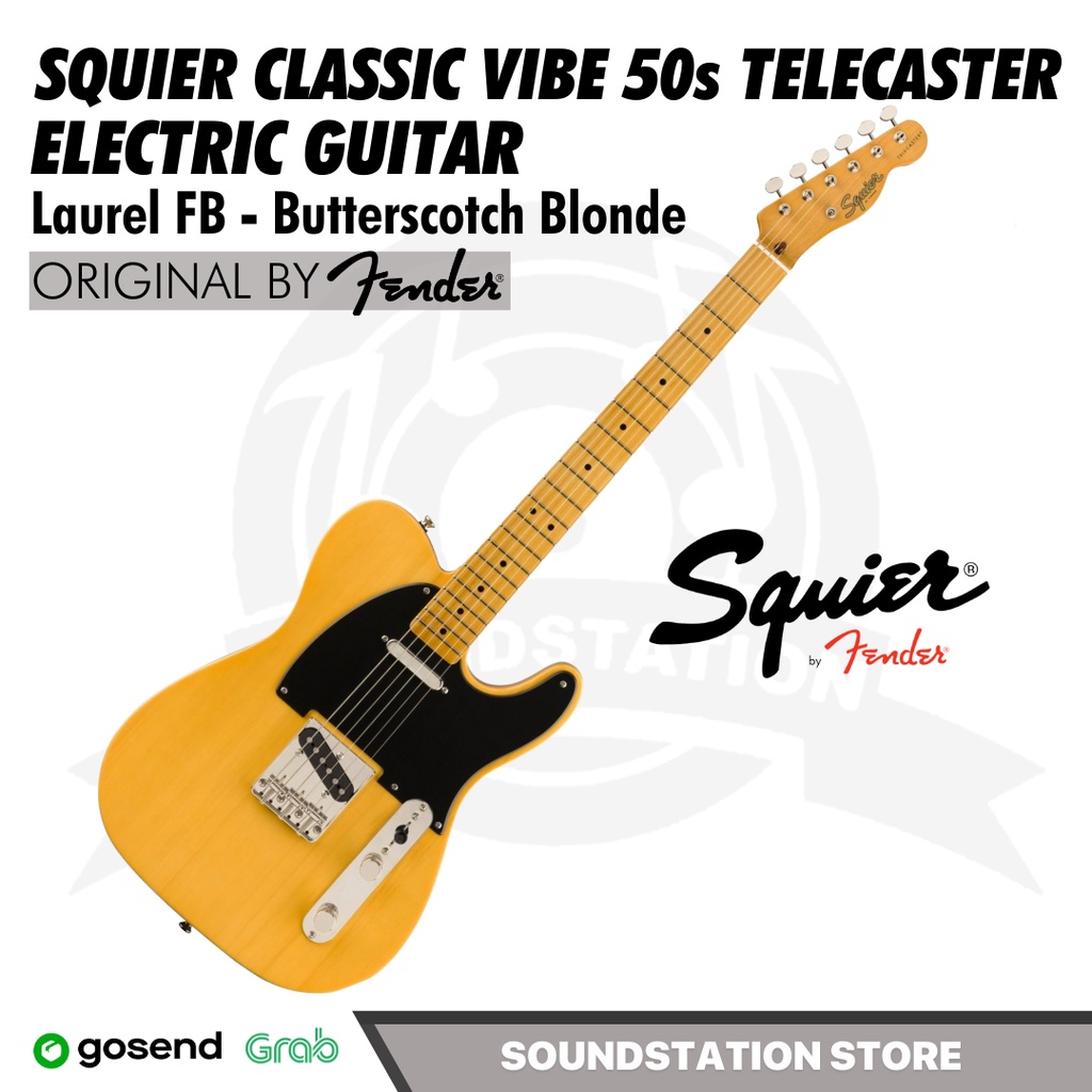 Squier Classic Vibe 50s Telecaster Maple Neck Butterscotch Blonde