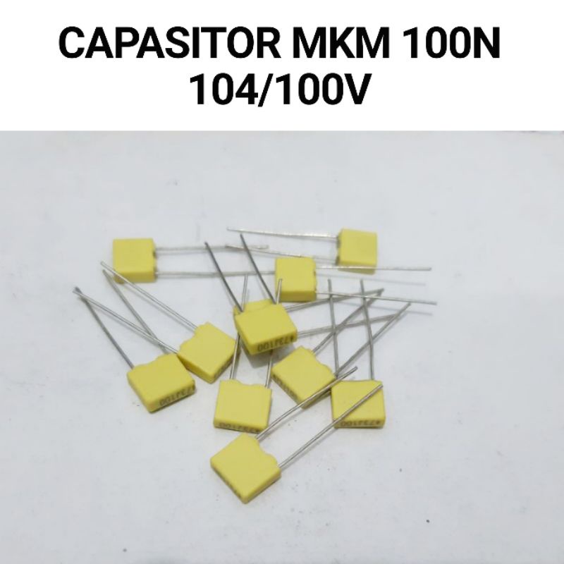 Capasitor MKM 100 nano 100n capasitor 104 100volt