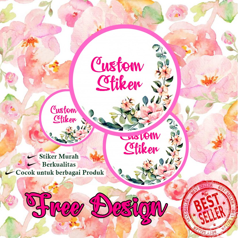 

STIKER CUSTOM TERMURAH 50ribu dapat 150 pcs FREE DESIGN