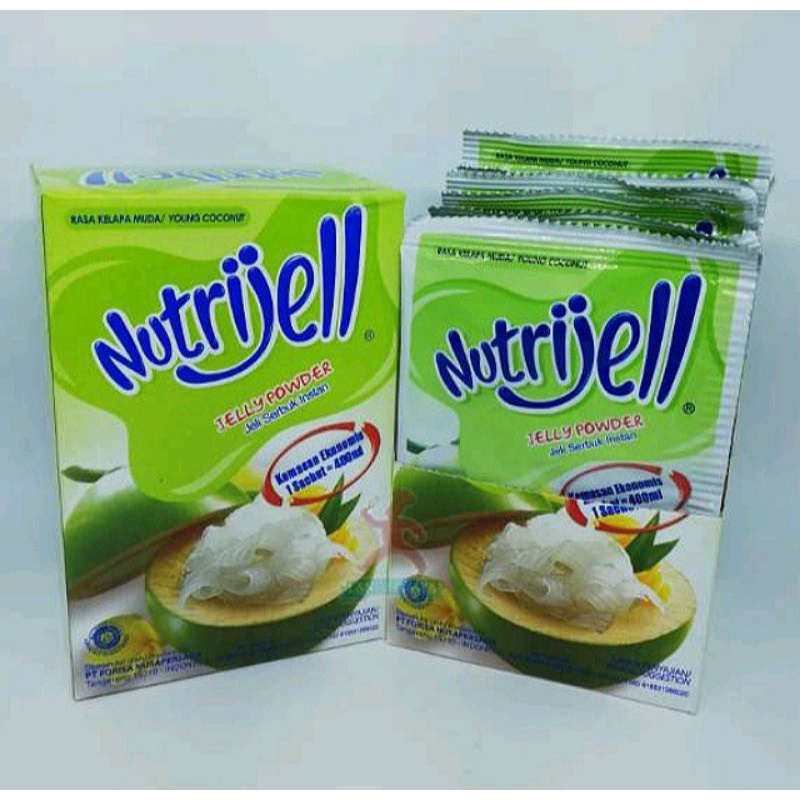 

Agar Agar Nutrijell Ekonomis Rasa Kelapa Muda Kemasan Sachet 10 gr