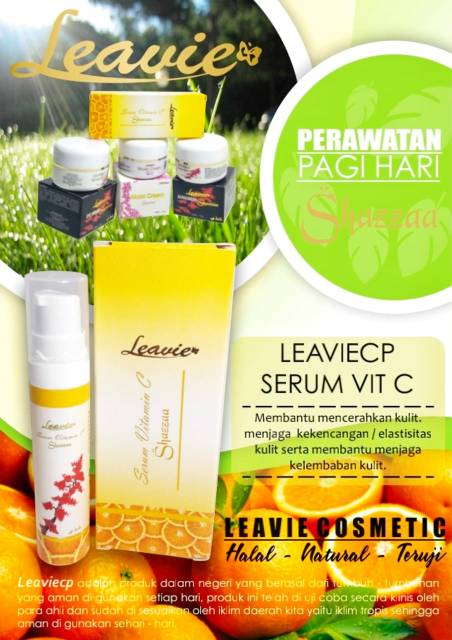 LEAVIE SERUM VITAMIN C ~ SERUM VITAMIN C SHAZZAA  ~ ORIGINAL 100 %