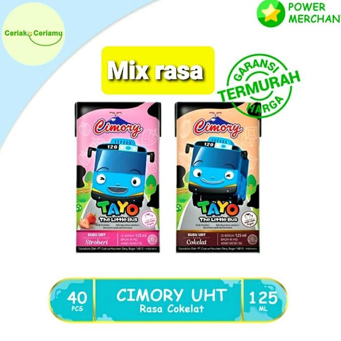 

BAYAR COD MIXRASA susu cimory freshmilk uht edisi tayo 125ml isi 40 pcs