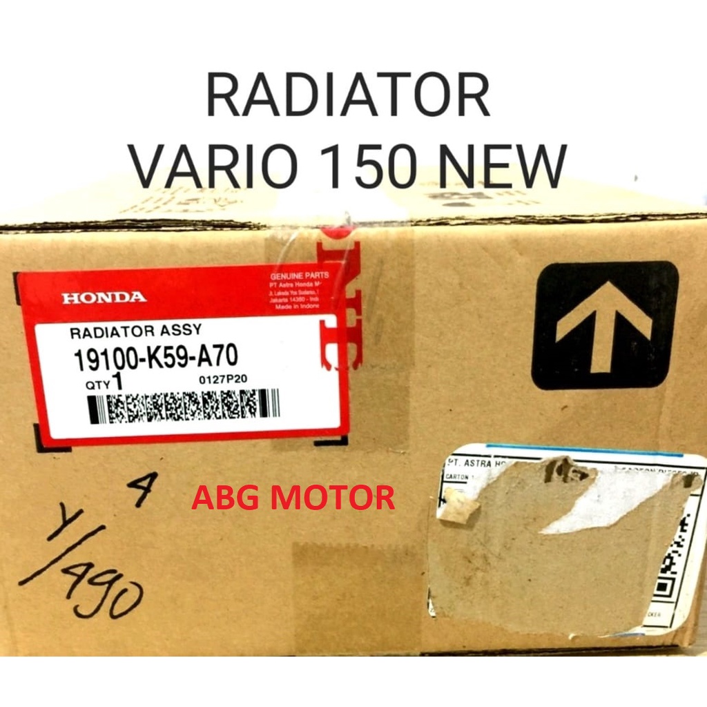 RADIATOR HONDA VARIO 150 NEW K59 ORIGINAL ASLI