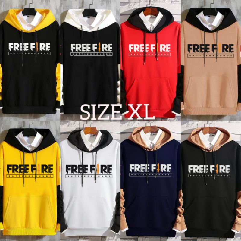 COD//DS//SWEATER HODDIE FREE FIRE XL