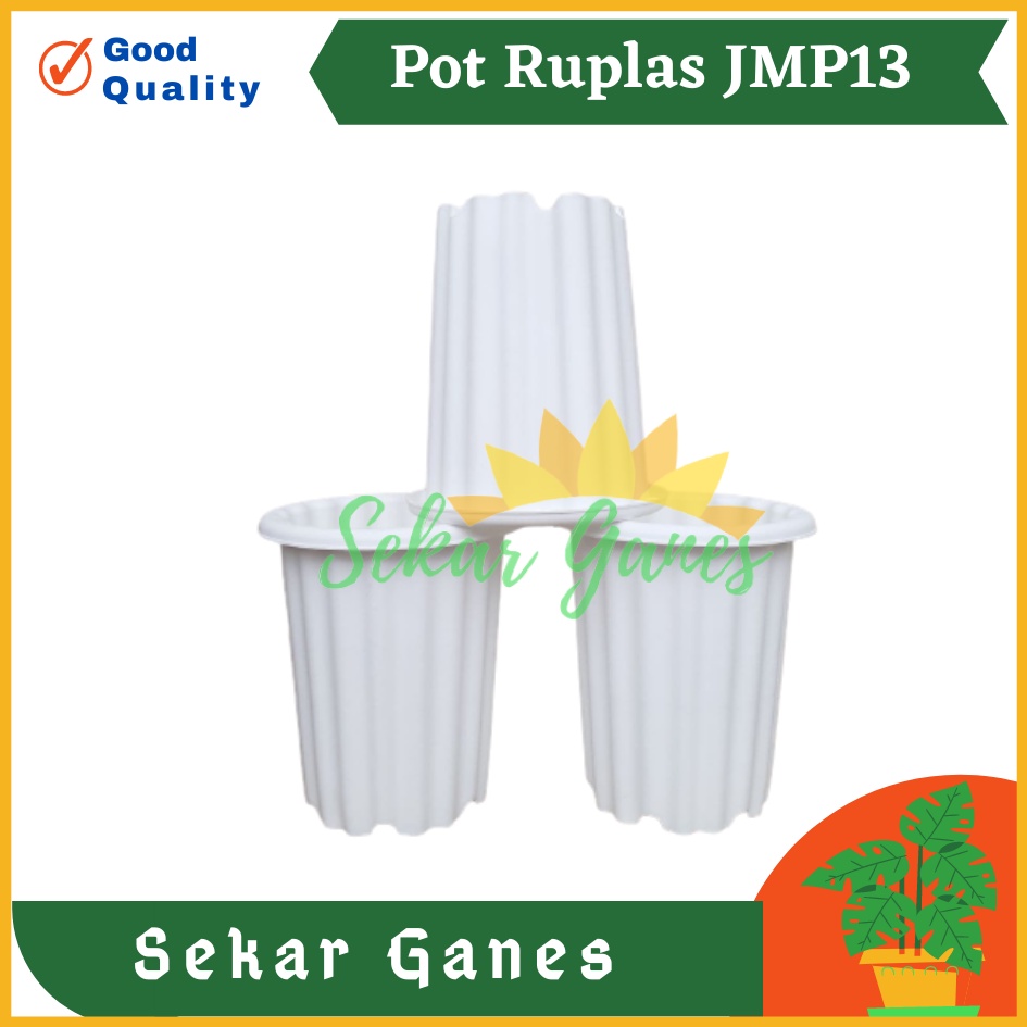 Sekarganes Pot Ruplas JMP 13 Putih Mirip Pot Yogap 10 13 15 Putih Coklat Merah Bata Bening Transparan Pot Yogap 17 18 19 Pot Yogap Murah Pot Bunga Tinggi Pirus Tegak Bagus Tebal Pot Plastik Murah Grosir