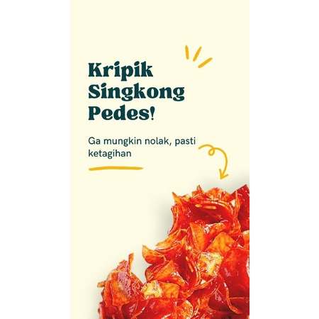 

Keripik Singkong Pedaa 500 gr