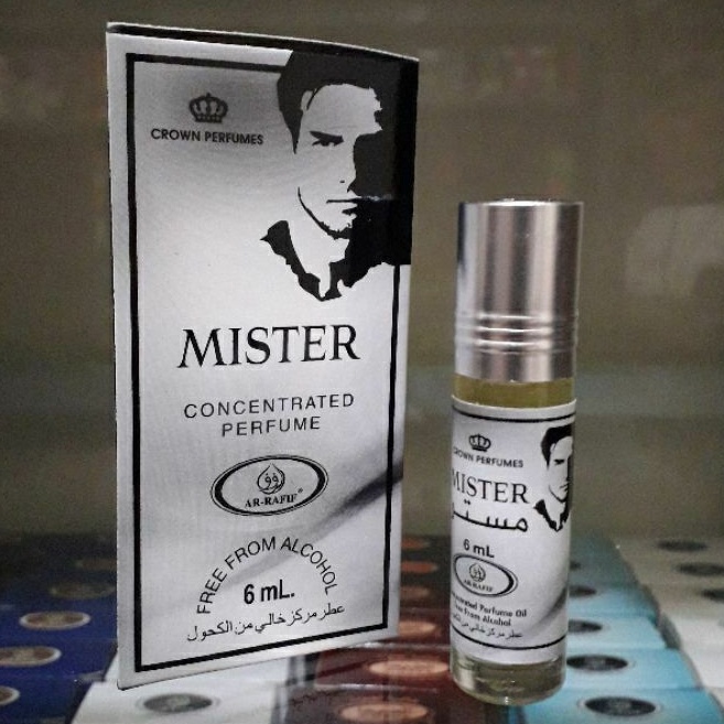 MISTER Parfum AR-RAFIF 6ml Minyak Wangi Pria Roll On Non Alcohol